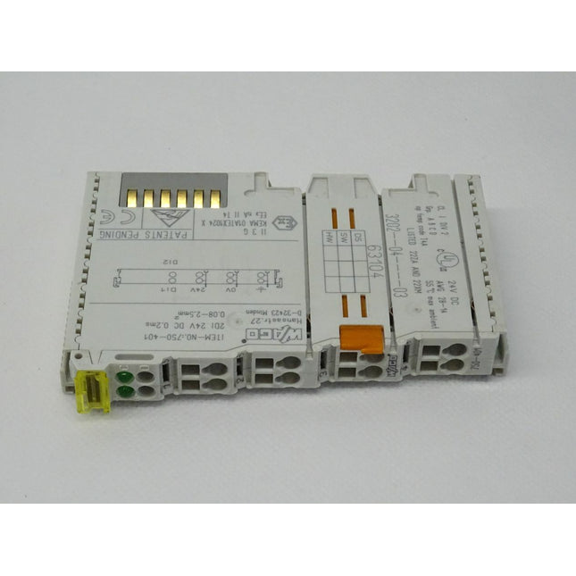 Wago 750-401 digitale Eingangsklemme 2DI 24VDC 0,2ms - Maranos.de