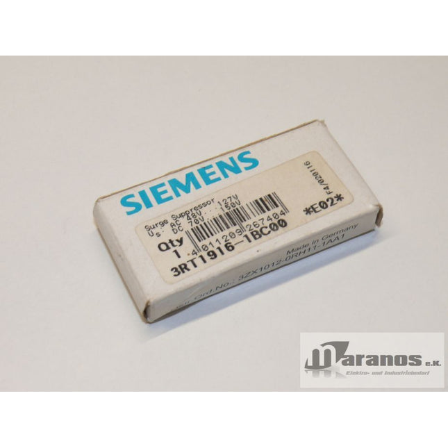 NEU/OVP Siemens 3RT1916-1CB00 Überspannungsbegrenzer 3RT1 916-1CB00 - Maranos.de