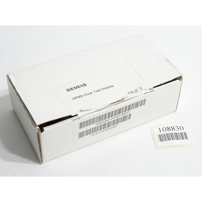Siemens OPM2-Clear Text Display Bedienfeld 6SE3290-0XX87-8BF0 / Neu OVP - Maranos.de