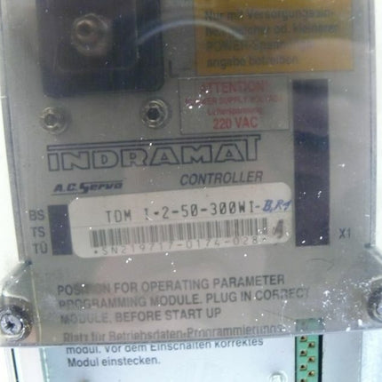 Indramat TDM 1.2-50-300-W1-BR1 AC Servo Controller TDM 1.2-50-300W1-BR1 - Maranos.de