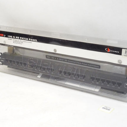 Siemon 10Gip HD Series 10GHD-24 24 Ports 10G6 Pach Panel / Neu OVP - Maranos.de