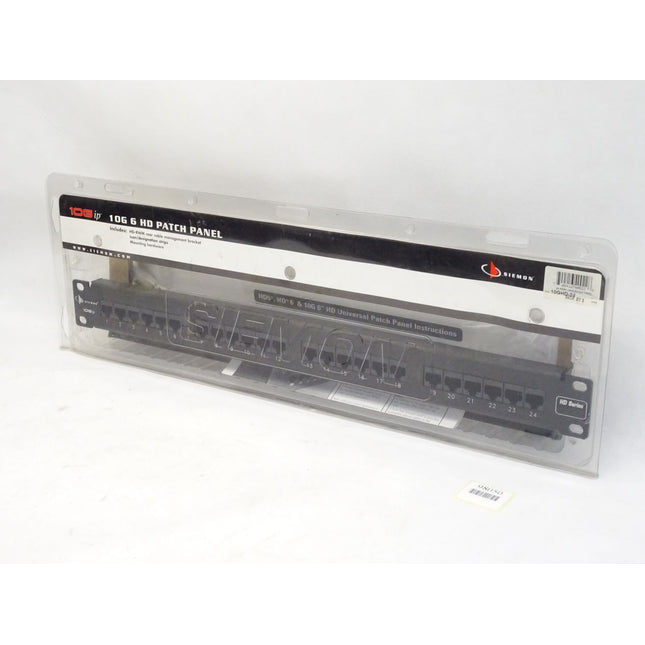 Siemon 10Gip HD Series 10GHD-24 24 Ports 10G6 Pach Panel / Neu OVP - Maranos.de