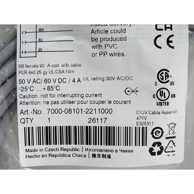 Murr Elektronik Steckverbinder 7000-08101-2211000 / Neu OVP - Maranos.de