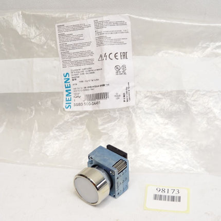 Siemens Drucktaster weiß 3SB3500-0AA61 / Neu OVP - Maranos.de