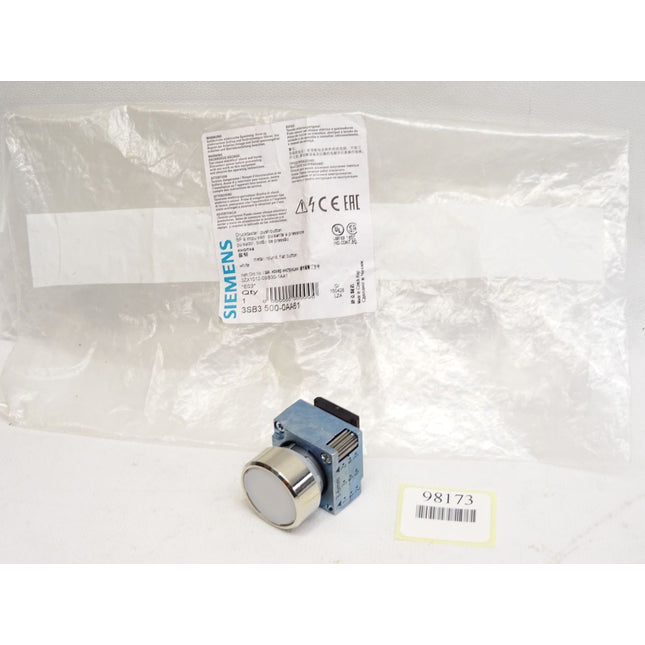 Siemens Drucktaster weiß 3SB3500-0AA61 / Neu OVP - Maranos.de