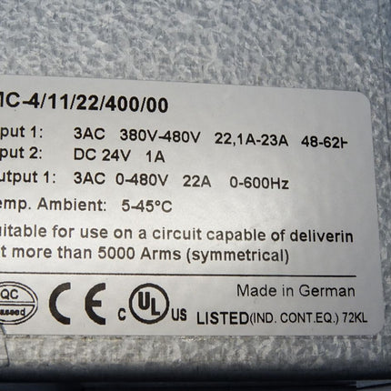 Schneider Elau PacDrive MC-4 MC-4/11/22/400 E093A8 00.20.01 13130254 - Maranos.de