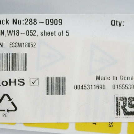 W18-052 ESSW18052 / Inhalt : 5 Aufkleber / Neu OVP - Maranos.de