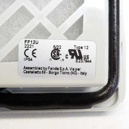 Fandis FF12U Austrittsfilter 150x150x21.5mm / Neu OVP - Maranos.de