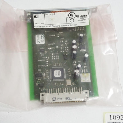 Sigmatek 05-066-021 DIAS Siemens Interface DSI021 HW:1.1X1.0 / Neu - Maranos.de
