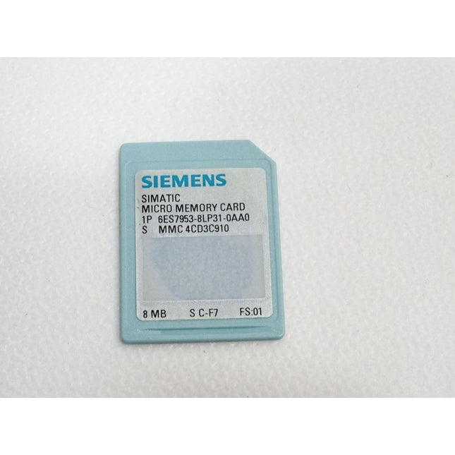 Siemens Micro Memory Card 8MB 6ES7953-8LP31-0AA0 6ES7 953-8LP31-0AA0 - Maranos.de
