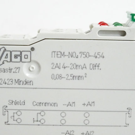 Wago 750-454 2-Kanal-Analogeingang - Maranos.de