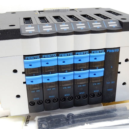 Festo Ventilinsel 18220 CPV18-VI 18208 CPV18-GE-MP-6 10P-18-6A-MP-N-Y-JJ3GL + TWAB / Neu - Maranos.de