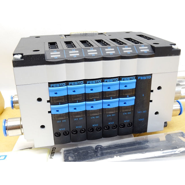 Festo Ventilinsel 18220 CPV18-VI 18208 CPV18-GE-MP-6 10P-18-6A-MP-N-Y-JJ3GL + TWAB / Neu - Maranos.de