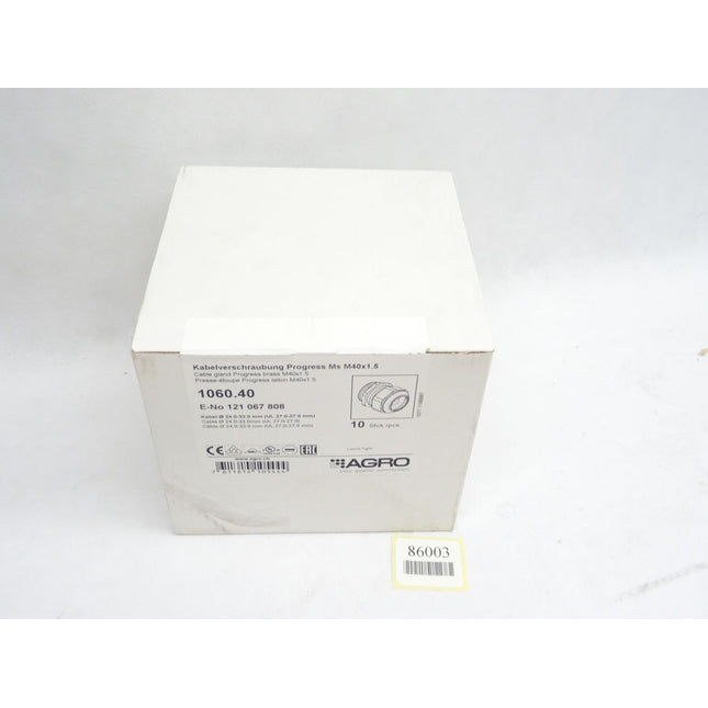 Agro 1060.40 Kabelverschraubung Progress Messing M40x1.5 / Inhalt : 10 Stück / Neu OVP versiegelt - Maranos.de