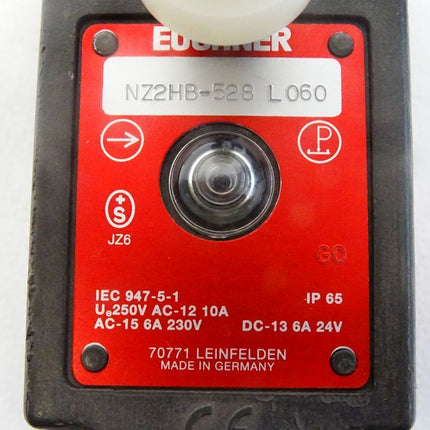 Euchner Sicherheitsschalter NZ2HB-528L060 / NZ2HB-528 / Neu OVP - Maranos.de