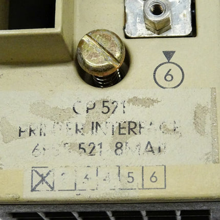 Siemens Simatic S5 6ES5521-8MA11 / 6ES5 521-8MA11 / E:1 - Maranos.de