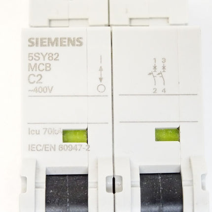 Siemens Leitungsschutzschalter 5SY82 MCB C2 5SY8202-7 - Maranos.de