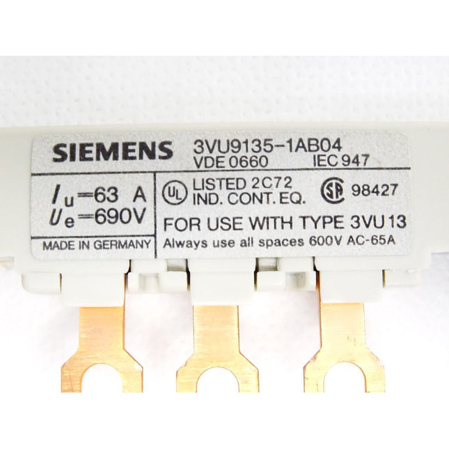 Siemens Sammelschiene 3VU9135-1AB04 - Maranos.de
