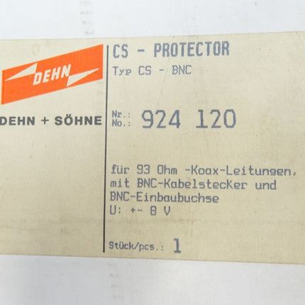 Dehn+Söhne CS-Protector CS-BNC 924120 / Neu OVP - Maranos.de