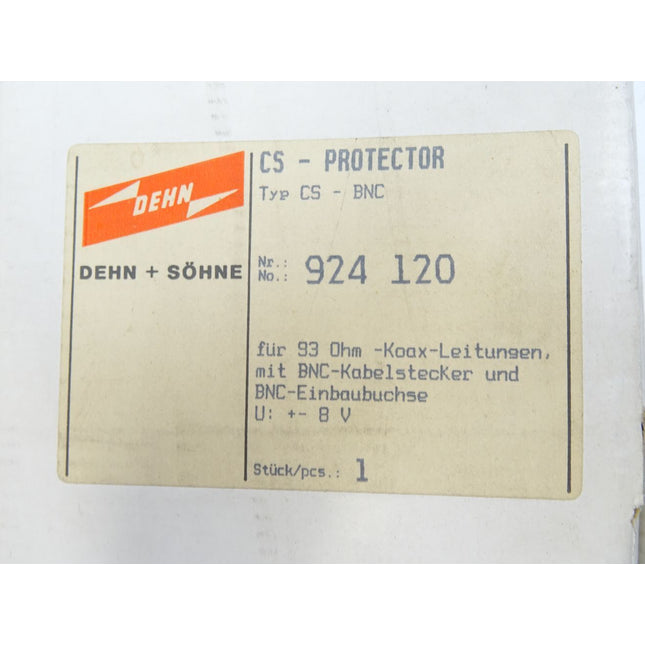 Dehn+Söhne CS-Protector CS-BNC 924120 / Neu OVP - Maranos.de
