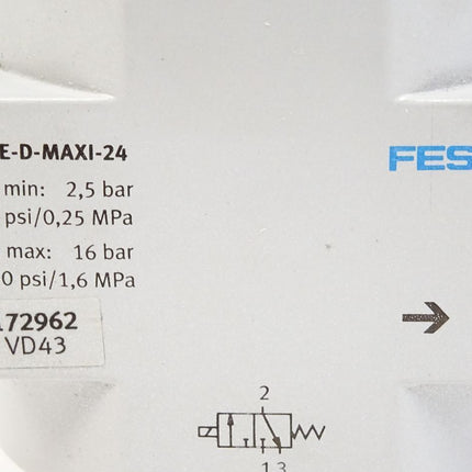 Festo 172962 HEE-D-MAXI-24 Einschaltventil - Maranos.de