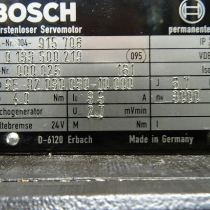 Bosch SE-B2.030.030-10.000 Bürstenloser Servomotor  3000 Rpm - Maranos.de