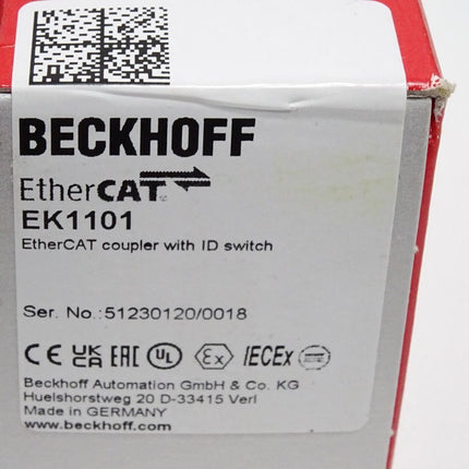 Beckhoff EK1101 Ethercat Koppler / Neu OVP versiegelt - Maranos.de