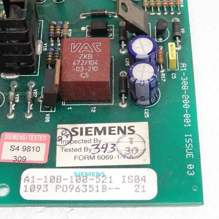 Siemens A1-108-100-521 DRIVE BOARD COD - Maranos.de
