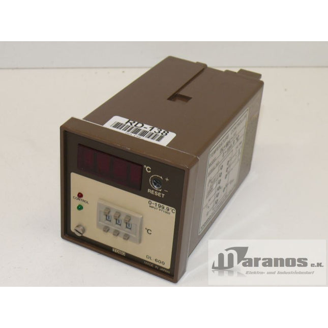 TOHO DL-604-PX Temperature Controller 0-199,9C - Maranos.de