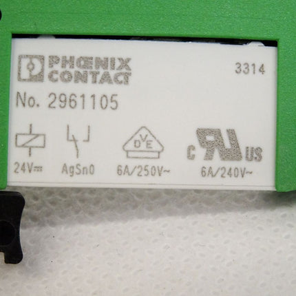 Phoenix Contact Sockel 2966016 PLC-BSC- 24DC/21  + Relais 2961105 REL-MR- 24DC/21 - Maranos.de