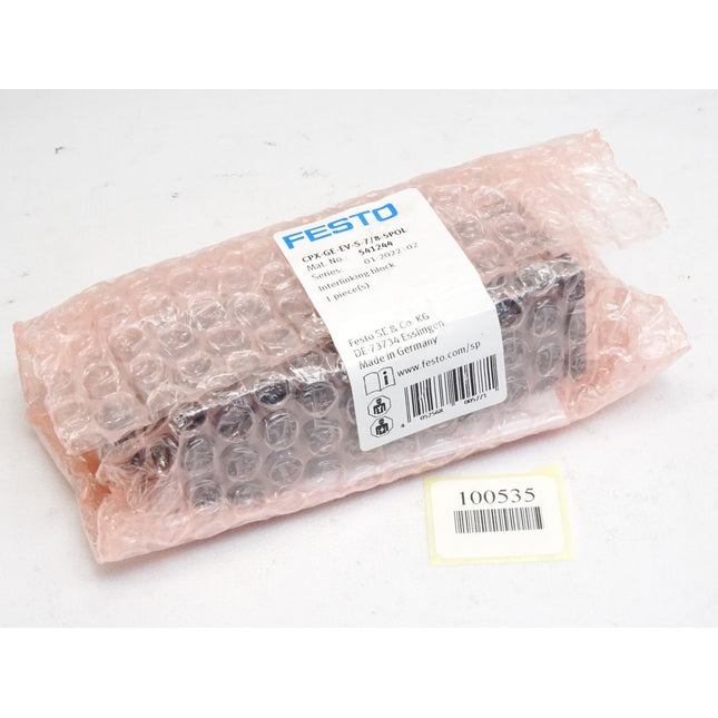 Festo Verkettungsblock 541244 CPX-GE-EV-S-7/8-5POL / Neu OVP versiegelt - Maranos.de