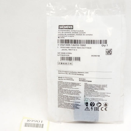 Siemens Kontaktmodul 3SU1400-1AA10-1BA0 / Neu OVP - Maranos.de