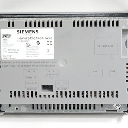 Siemens Panel TP277 -6" 6AV6643-0AA01-1AX0 6AV6 643-0AA01-1AX0 - Maranos.de