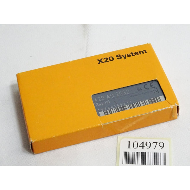 B&R X20AO2632 X20 AO 2632 Rev.K0 2 analoge Ausgänge / Neu OVP - Maranos.de