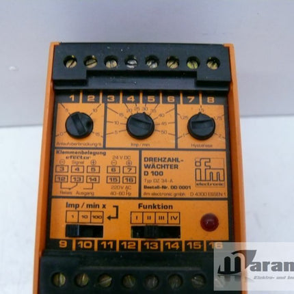 IFM DZ 34-A Drehzahlwächter DD0001 - Maranos.de