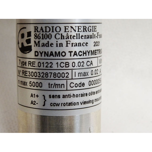 Radio Energie RE.0122 1CB 0.02 CA RE30032878002 Dynamo Tachymetrique 5000min-1 0.02A  / Neu OVP - Maranos.de