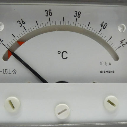 Siemens  analoge Temperaturanzeige 32 - 42 Grad Celsius - Maranos.de