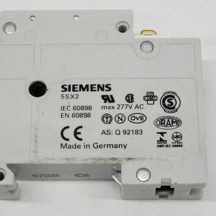 Siemens 5SX2 Leistungschutz Schalter 5SX 2 60898 - Maranos.de