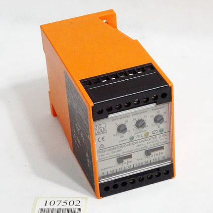 Ifm Electronic DD0001 Auswerteeinheit zur Drehzahlüberwachung D100/230VAC - Maranos.de