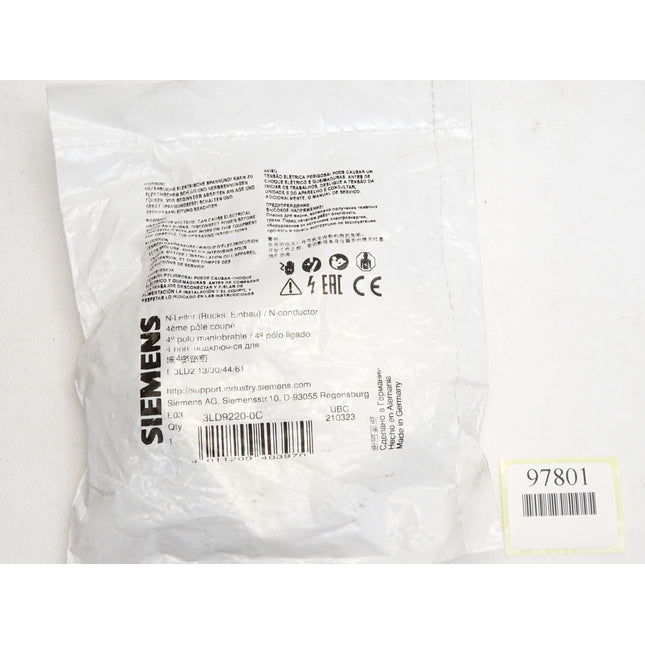 Siemens N-Leiter 3LD9220-0C / Neu OVP - Maranos.de