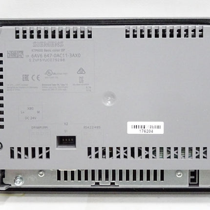 Siemens Panel KTP600 Basic color 6AV6647-0AC11-3AX0 6AV6 647-0AC11-3AX0 - zum Teil erneuert - Maranos.de