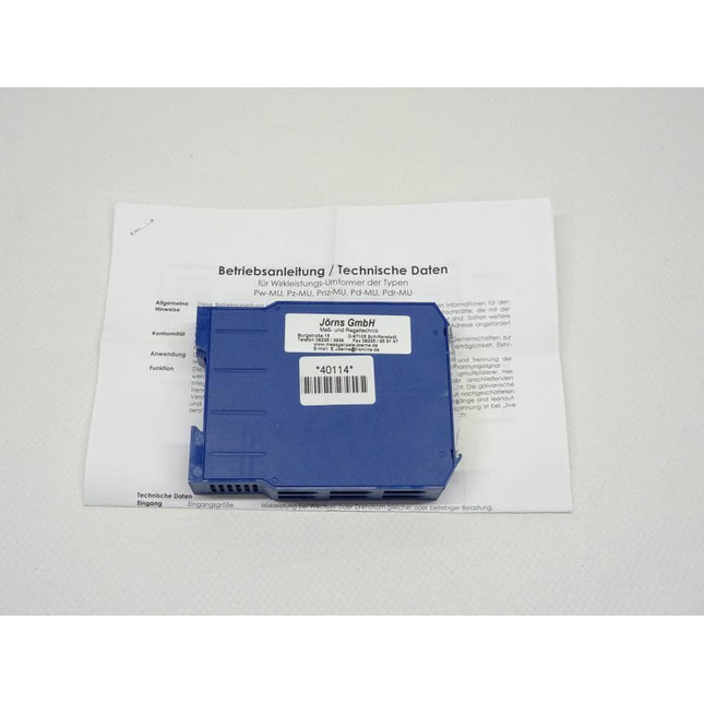 Jörns Pz-Mu 0-200KW / 0-20mA / 0-10V /  330V CAT - Maranos.de
