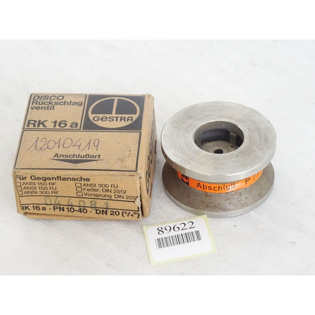 Gestra Rückschlagventil Rk16a DN20 3/4"  1.4581 PN40 ANSI 300 / Neu OVP - Maranos.de