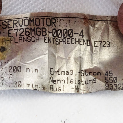Bautz DC-Servomotor E726MGB-0000-4 - Maranos.de