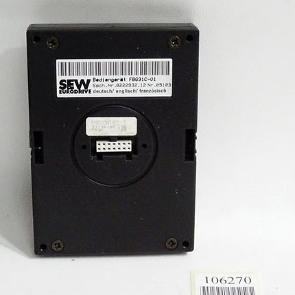SEW Eurodrive Bediengerät FBG31C-01 8222932.12 - Maranos.de