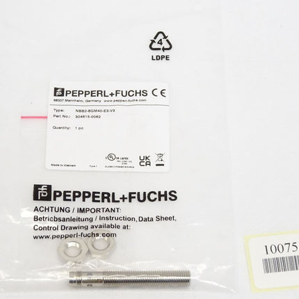 Pepperl+Fuchs Induktiver Sensor NBB2-8GM40-E3-V3 304615-0062 / Neu OVP - Maranos.de