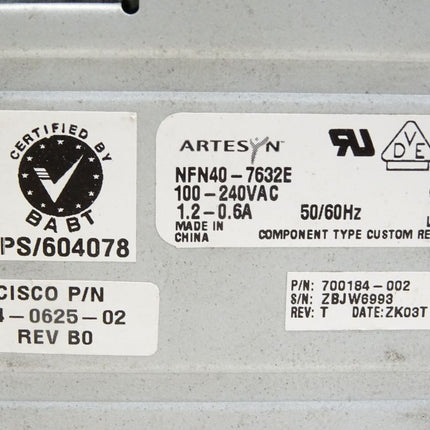 Artesyn NFN40-7632E Cisco 34-0625-02 700184-002 - Maranos.de