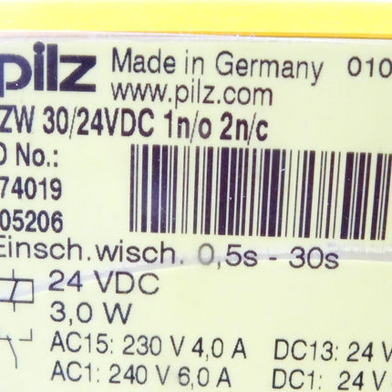 Pilz PZW 30/24VDC 1n/o 2n/c / 774019 - Maranos.de