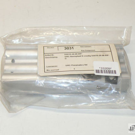 NEU/OVP SMC SS5Y5-20-08-00F-Q / SS5Y5-20-08-00F-G Mehrfachanschlussplatte - Maranos.de