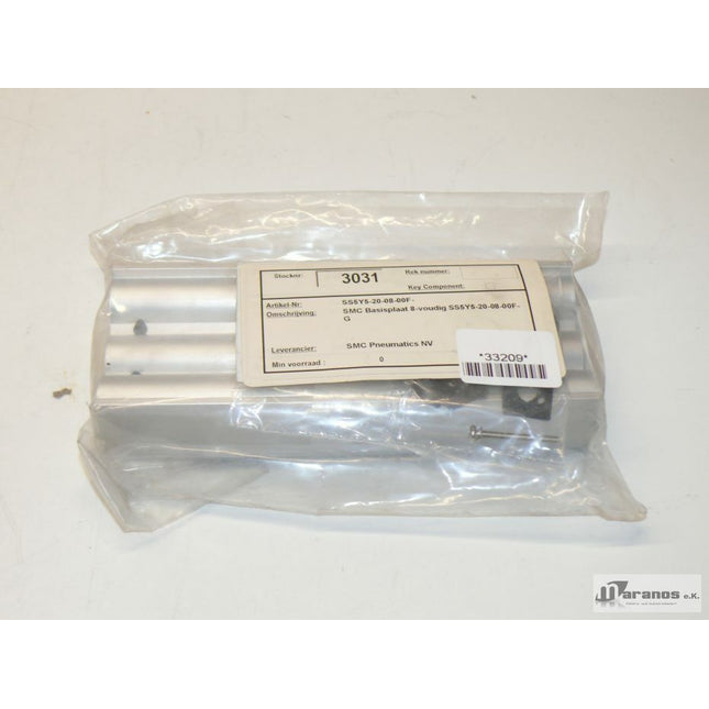 NEU/OVP SMC SS5Y5-20-08-00F-Q / SS5Y5-20-08-00F-G Mehrfachanschlussplatte - Maranos.de